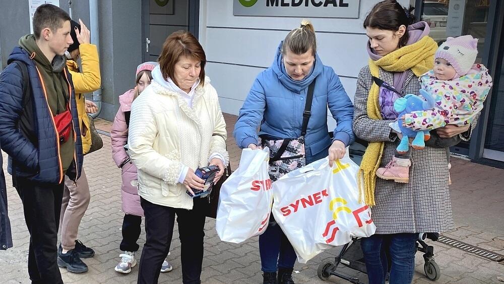 Hned po vypuknutí války na Ukrajině kdo mohl, pomohl. I Nadace SYNER. Archivní foto